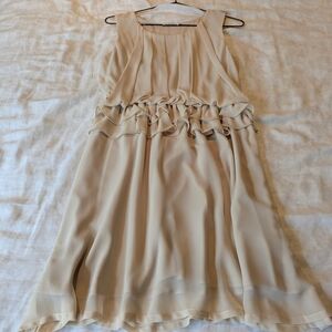 Sleeveless Flowy Chiffon Dress